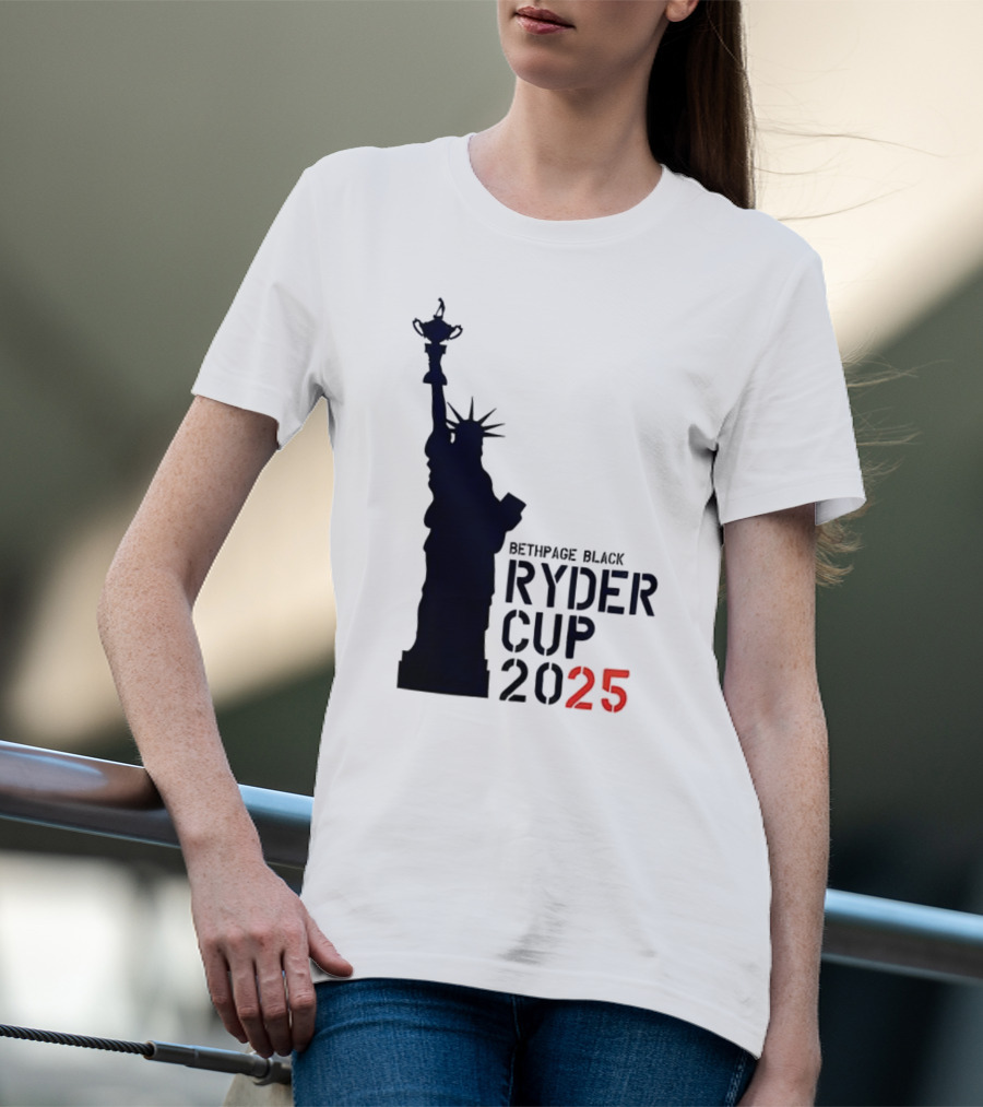USA Ryder Cup 2025 Liberty Bethpage Black T-Shirt