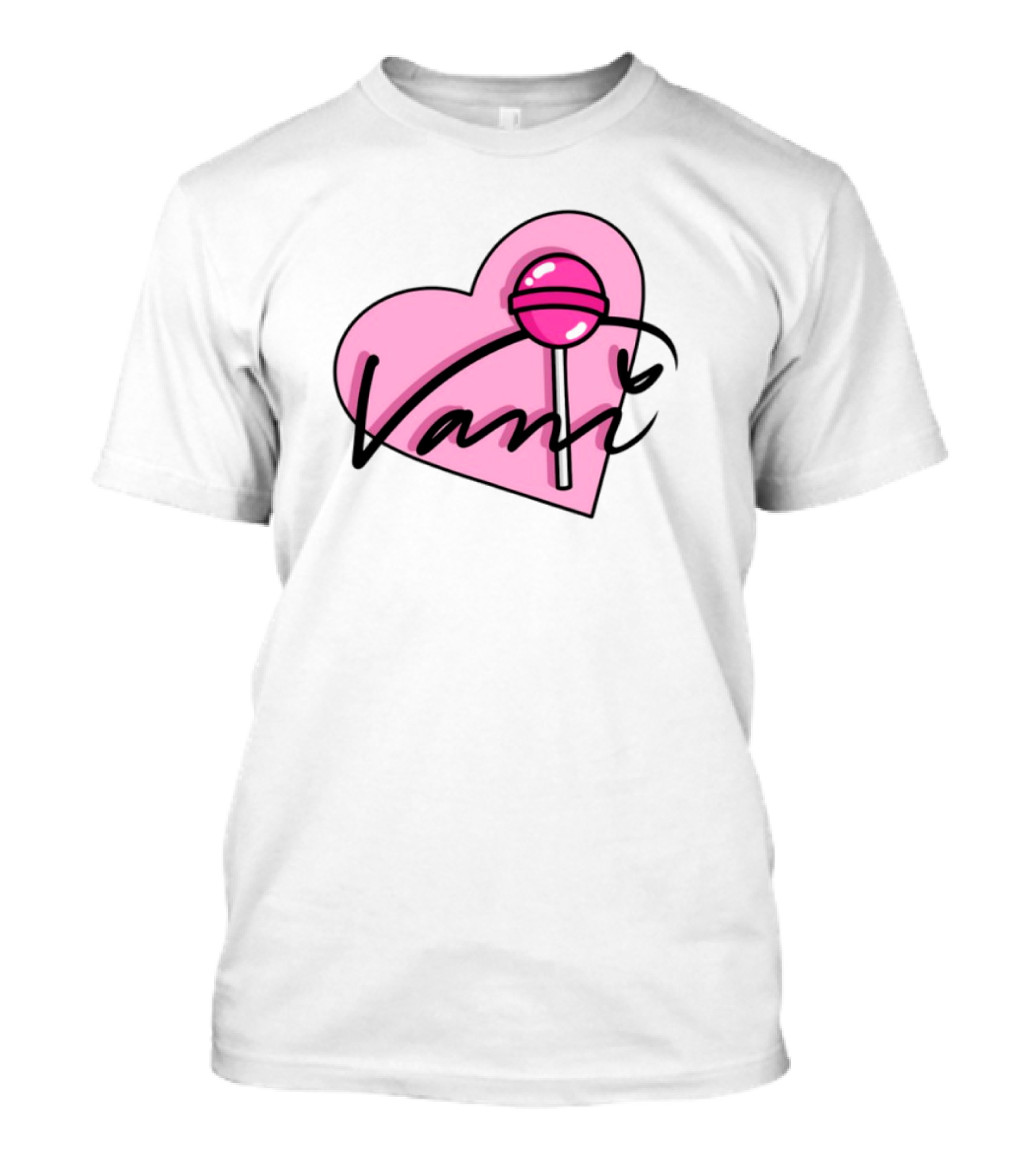 Vanilbean Heart Lollipop Signature T-Shirt