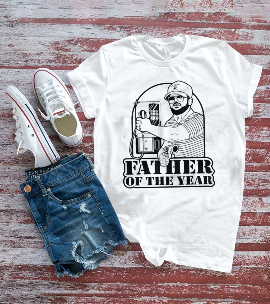 Father Of The Year Gary Plauche Illustration T-Shirt