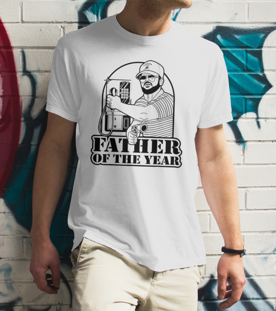 Father Of The Year Gary Plauche Illustration T-Shirt