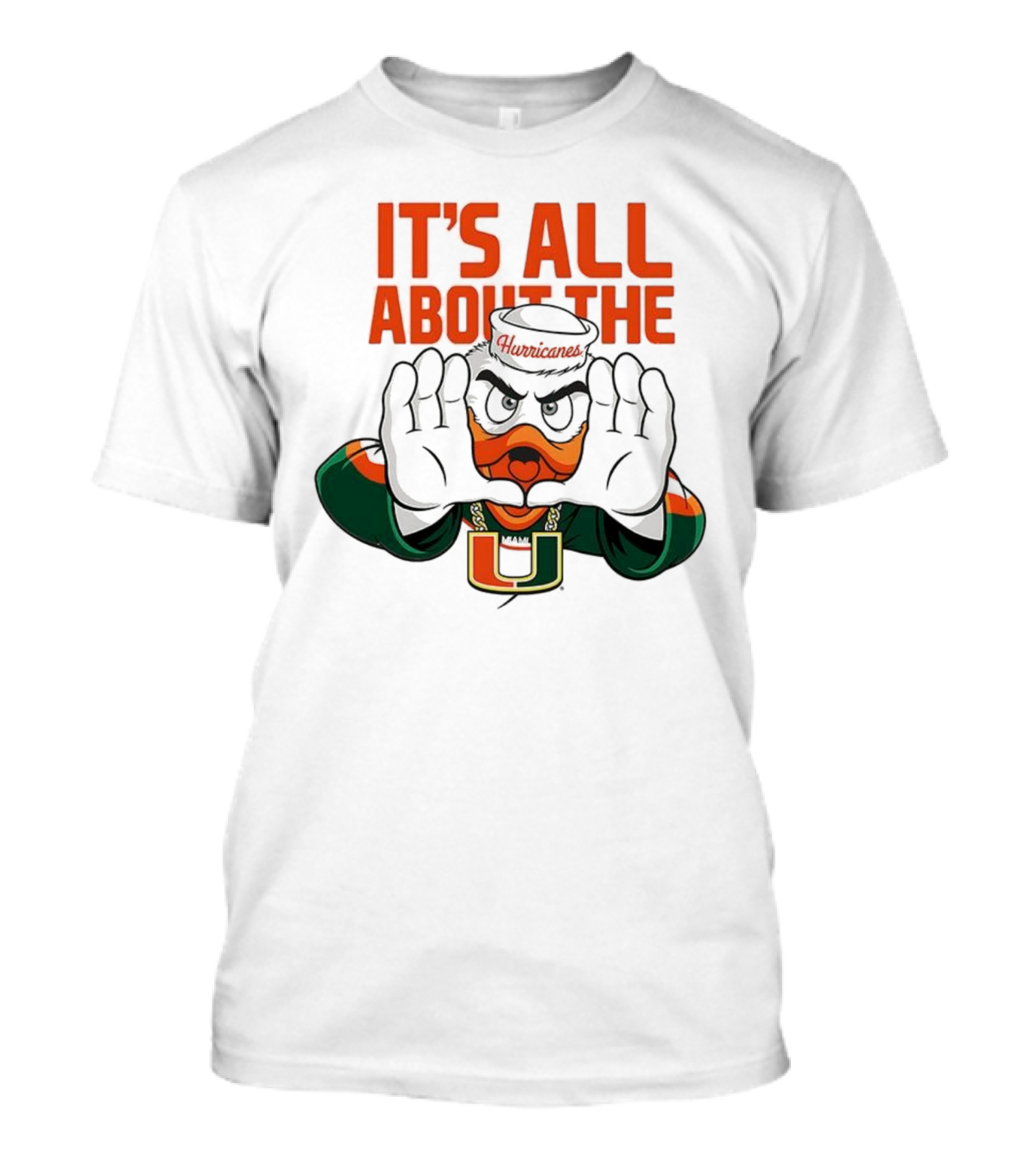 Miami Hurricanes It's All About The U Sports Team Enthusiast Apparel T-Shirt