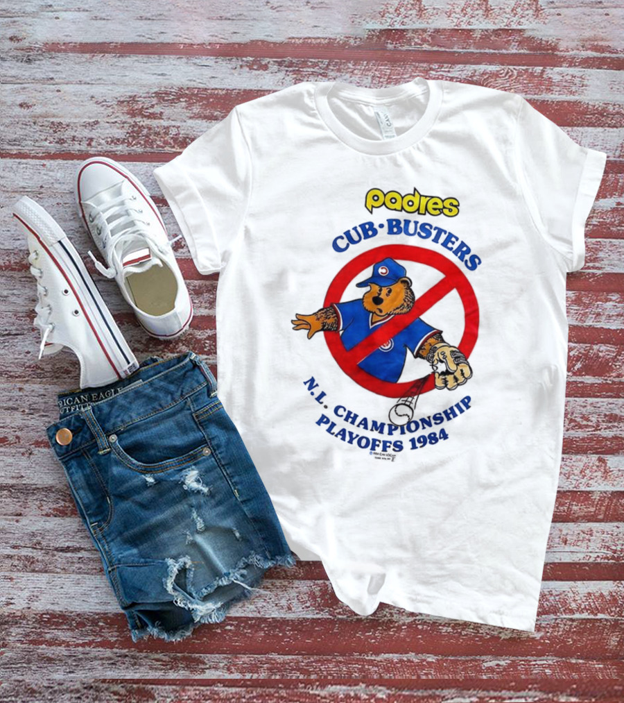 Padres Cub Busters NL Championship Playoffs 1984 T-Shirt