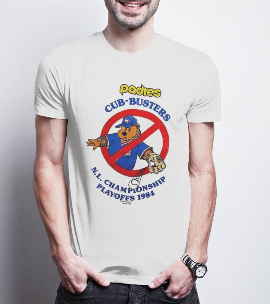 Padres Cub Busters NL Championship Playoffs 1984 T-Shirt