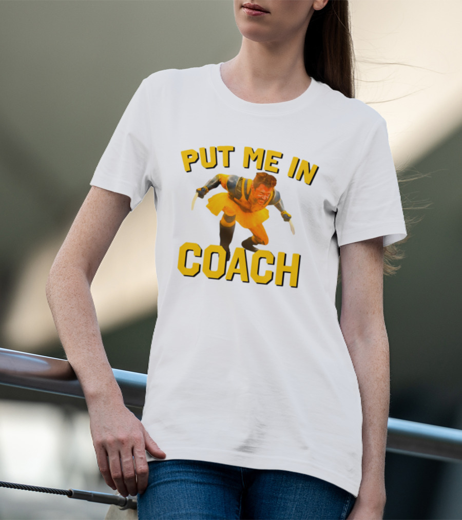 Put Me In Coach Hugh Jackman Wolverine Tutu Costume T-Shirt
