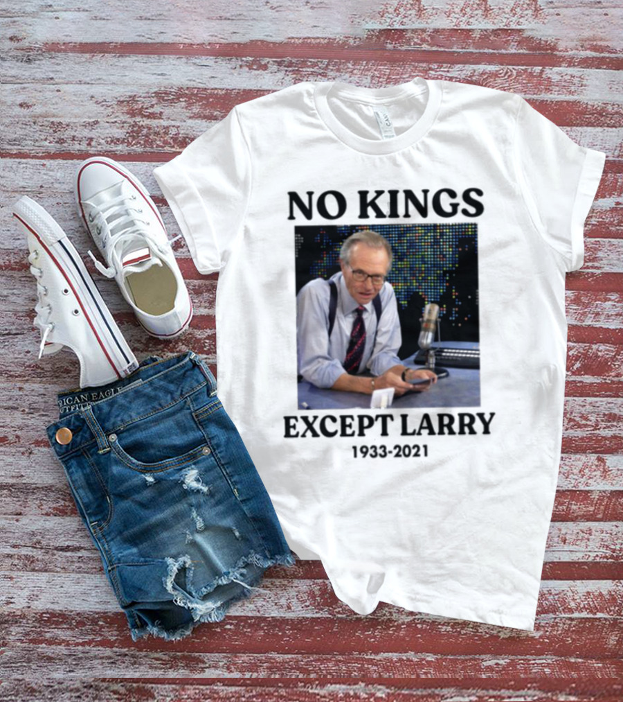 Justinboldaji Fuck Ice No Kings Except Larry 1933 2021 T-Shirt