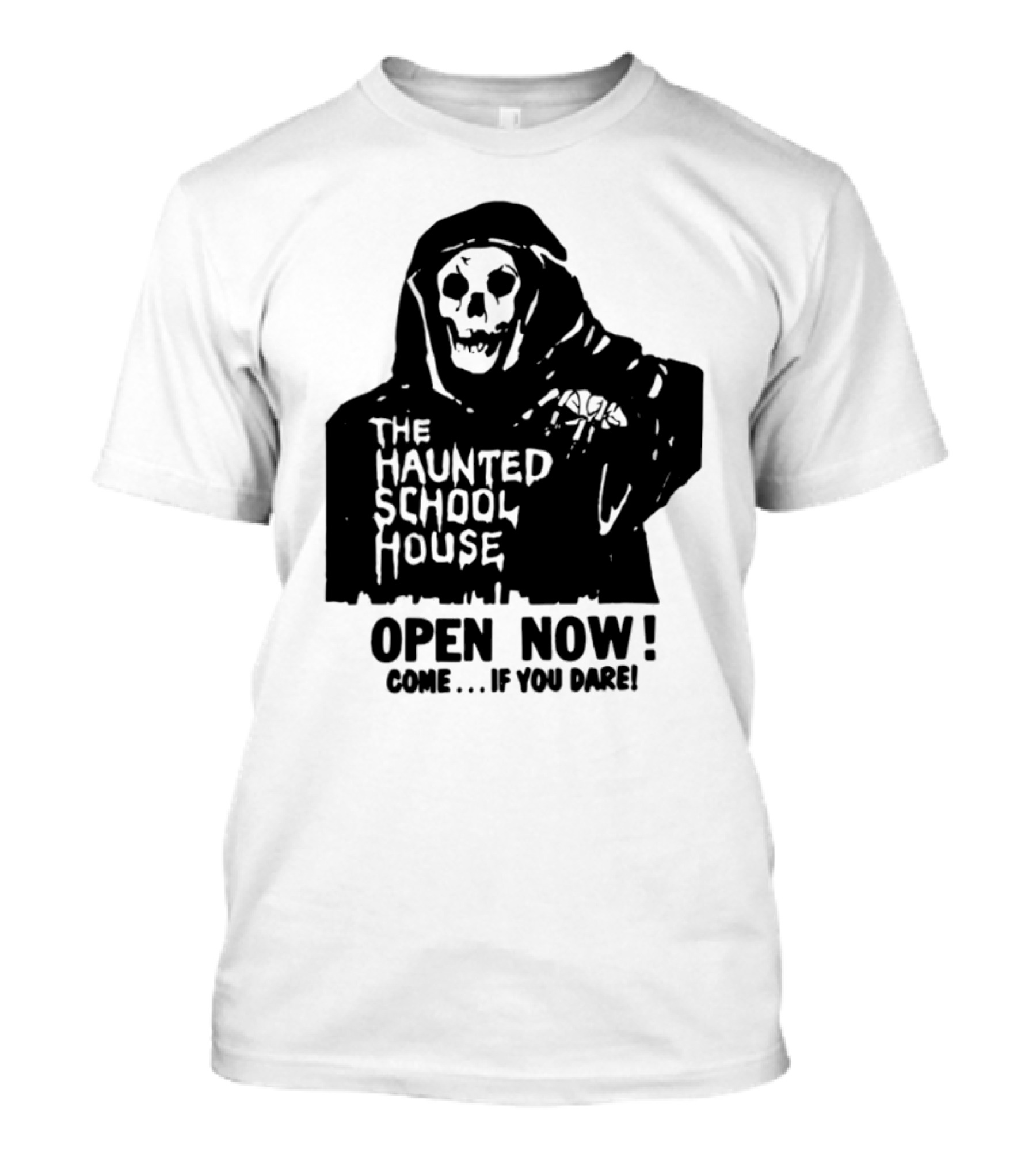 The Haunted School House Horror Movie Eerie Childhood Education Ghost Story T-Shirt