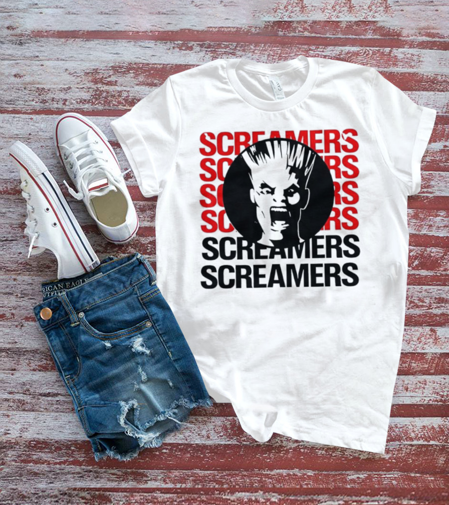 Screamers Demos Album Punk Iconic Silhouette T-Shirt