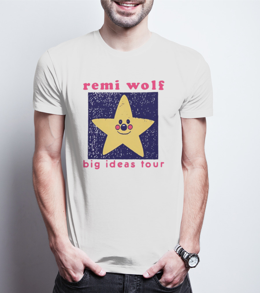 Remi Wolf Big Ideas Tour Smiling Star T-Shirt