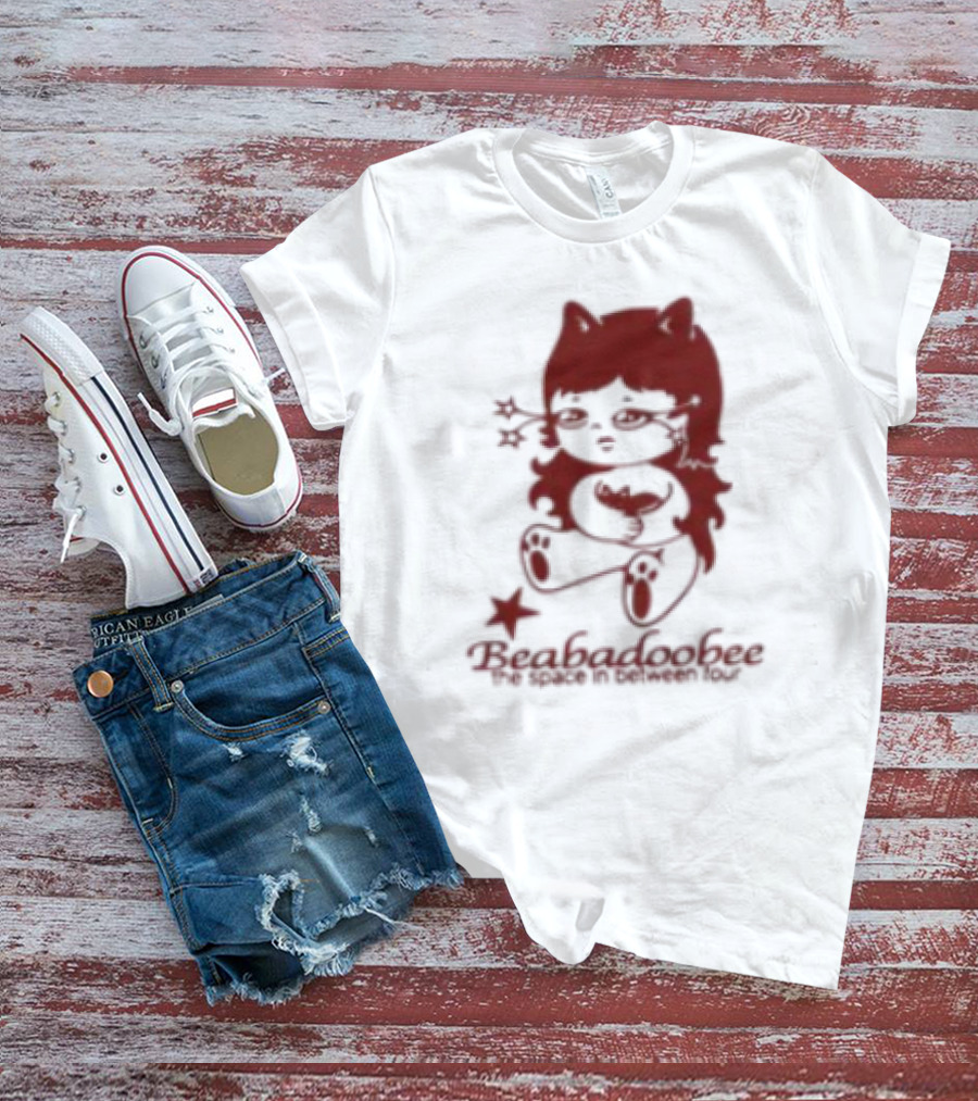 Beabadoobee The Space In Between Tour Cat Ears Character This Is How Tomorrow Moves T-Shirt