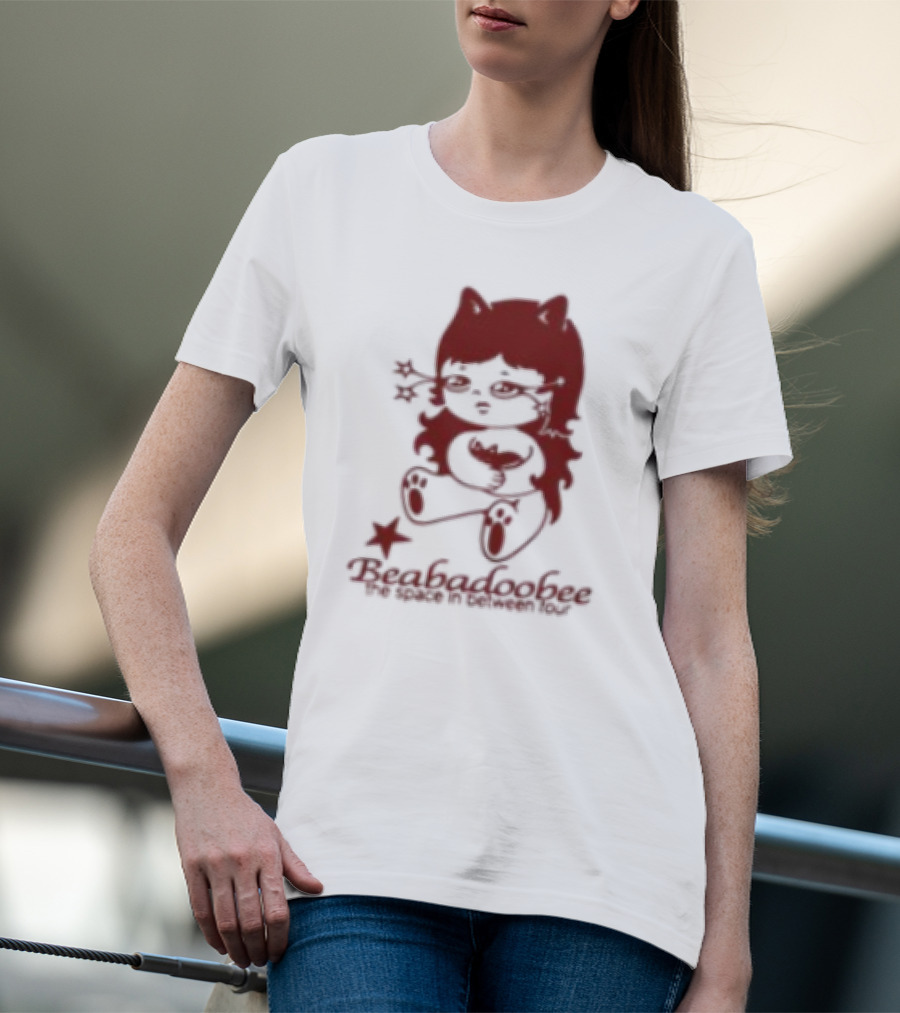 Beabadoobee The Space In Between Tour Cat Ears Character This Is How Tomorrow Moves T-Shirt