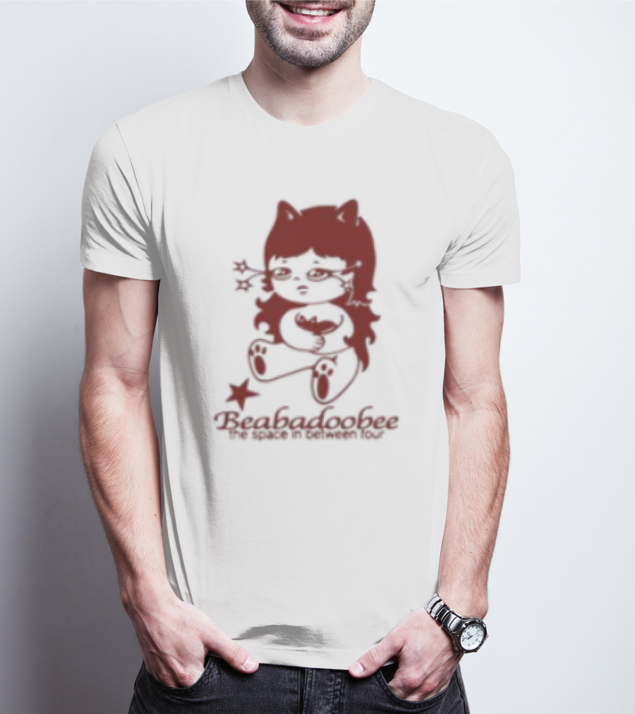 Beabadoobee The Space In Between Tour Cat Ears Character This Is How Tomorrow Moves T-Shirt