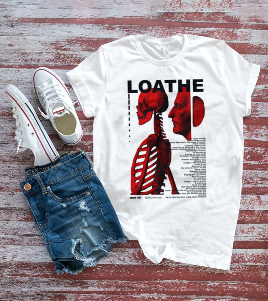Loathe Anatomy Skull And Brain Illustration T-Shirt