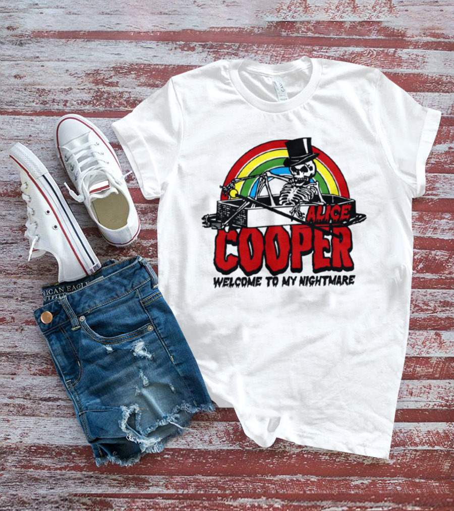 Alice Cooper Welcome To My Nightmare Rainbow Edition T-Shirt