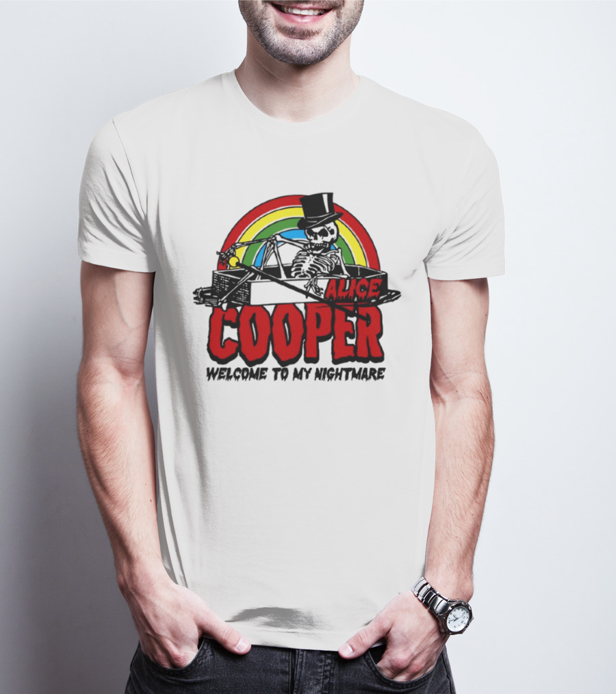 Alice Cooper Welcome To My Nightmare Rainbow Edition T-Shirt