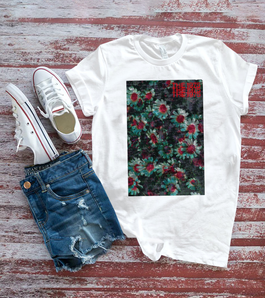 The 1975 Floral Print Graphic Flowers The 1975 T-Shirt