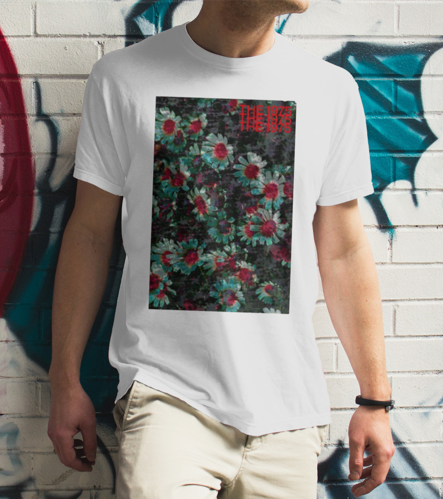 The 1975 Floral Print Graphic Flowers The 1975 T-Shirt