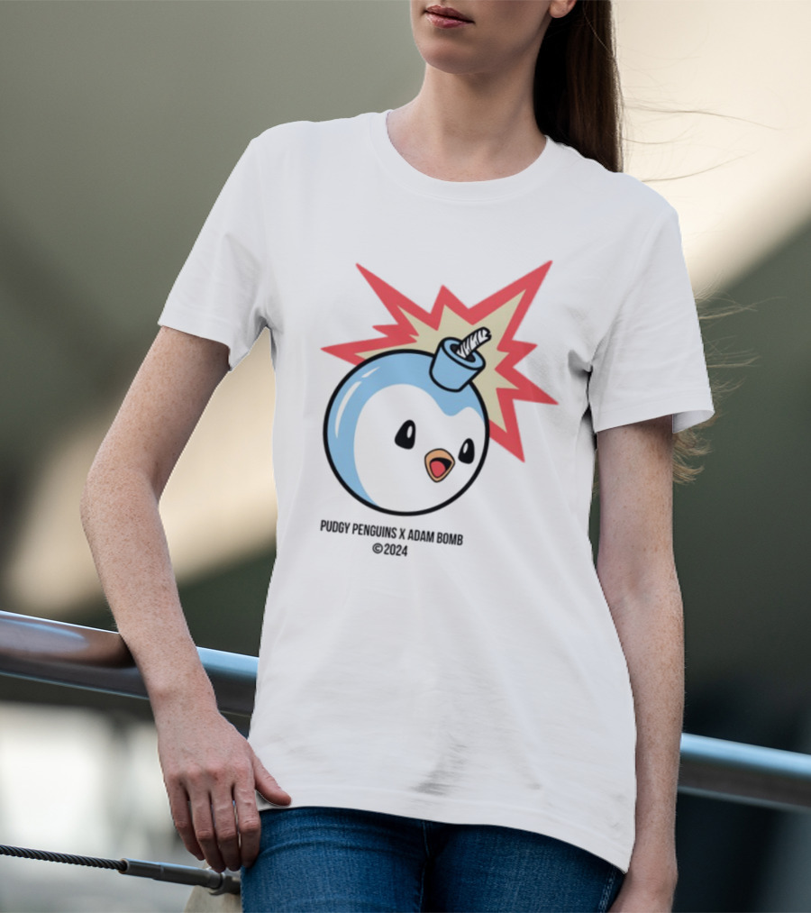 The Hundreds Pudgy Penguins Adam Bomb Collaboration 2023 T-Shirt