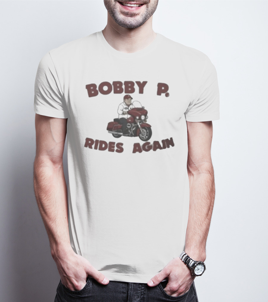 Bobby P Rides Again Motorcycle Adventure T-Shirt