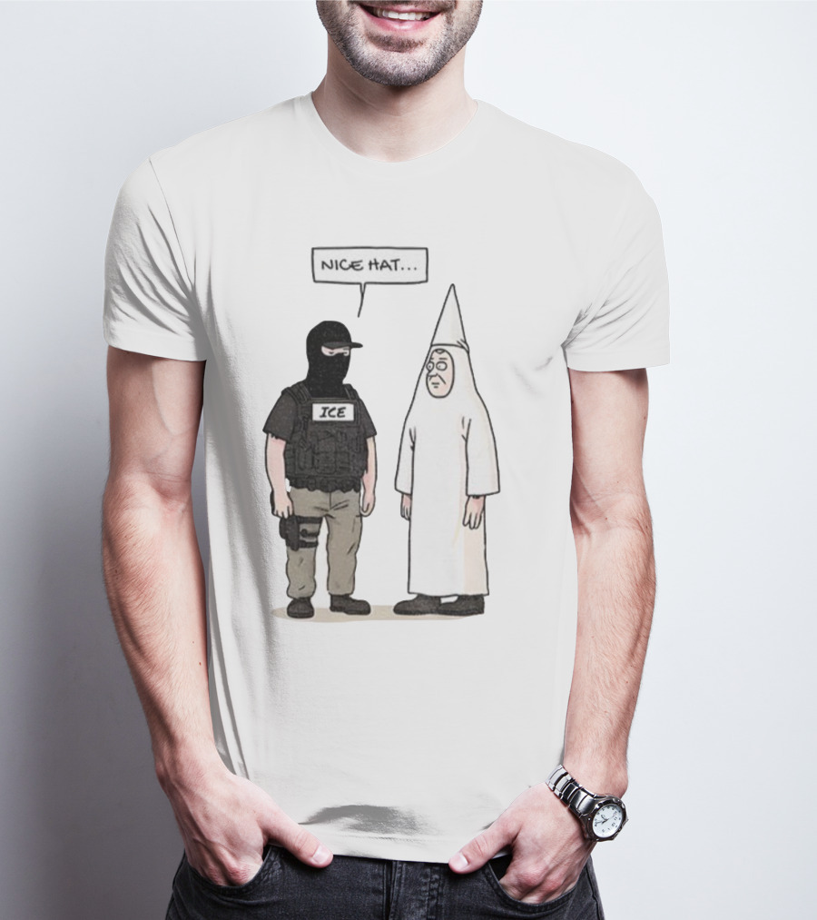 Subtle Fuck Trump Fuck ICE Nice Hat T-Shirt