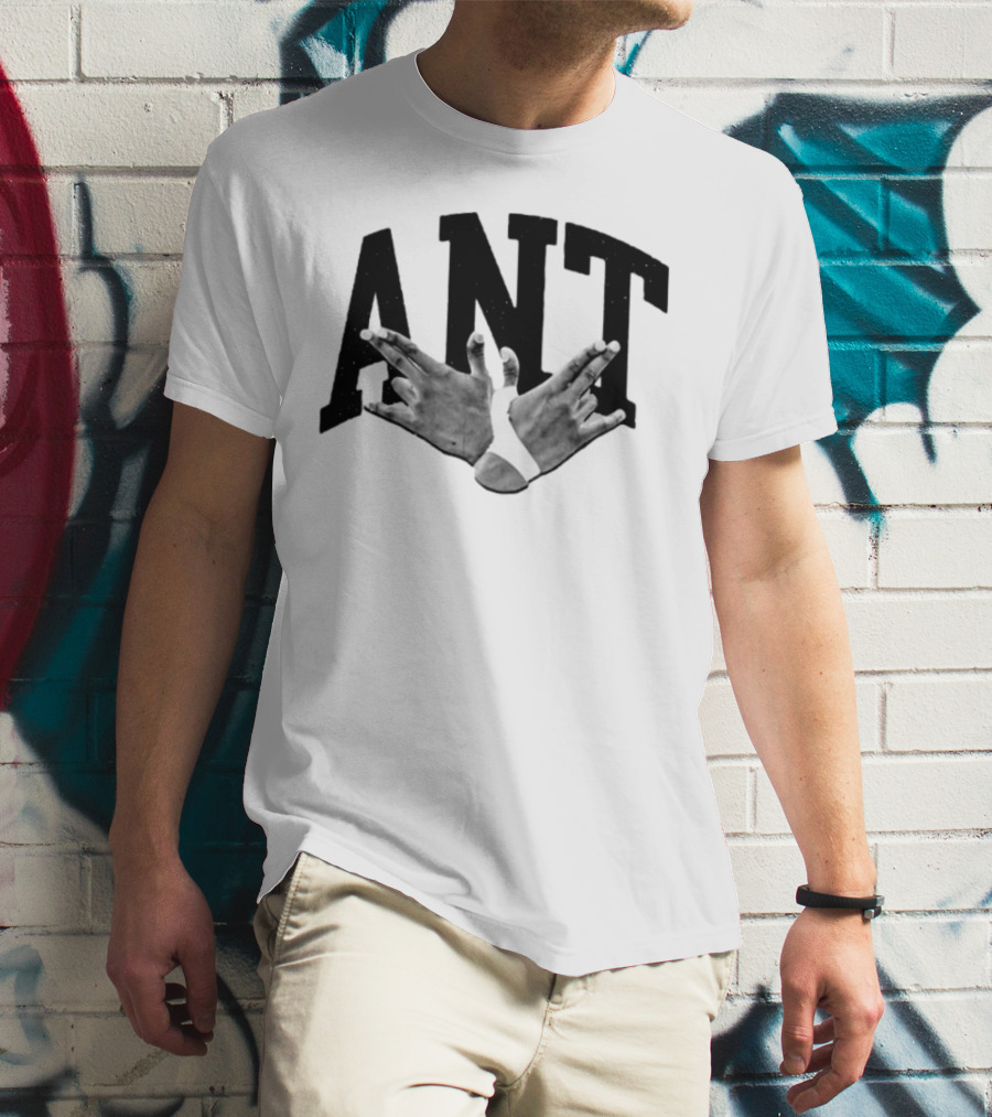 ANT Hand Sign Gesture Celebrity Concept T-Shirt