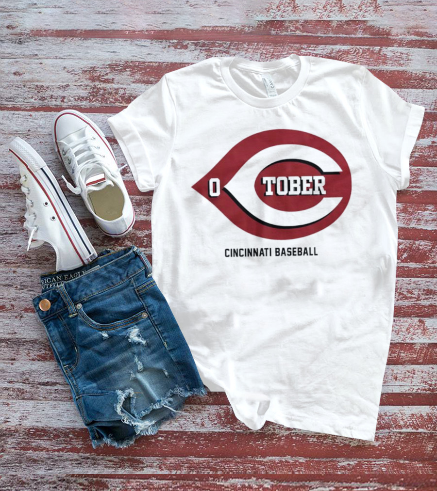 Cincinnati Reds Redtober October Baseball T-Shirt