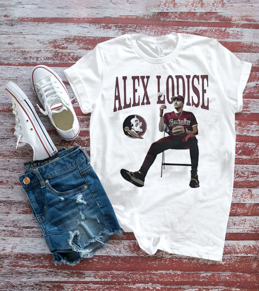 Florida State Seminoles Alex Lodise FSU Baseball Seminoles Icon T-Shirt
