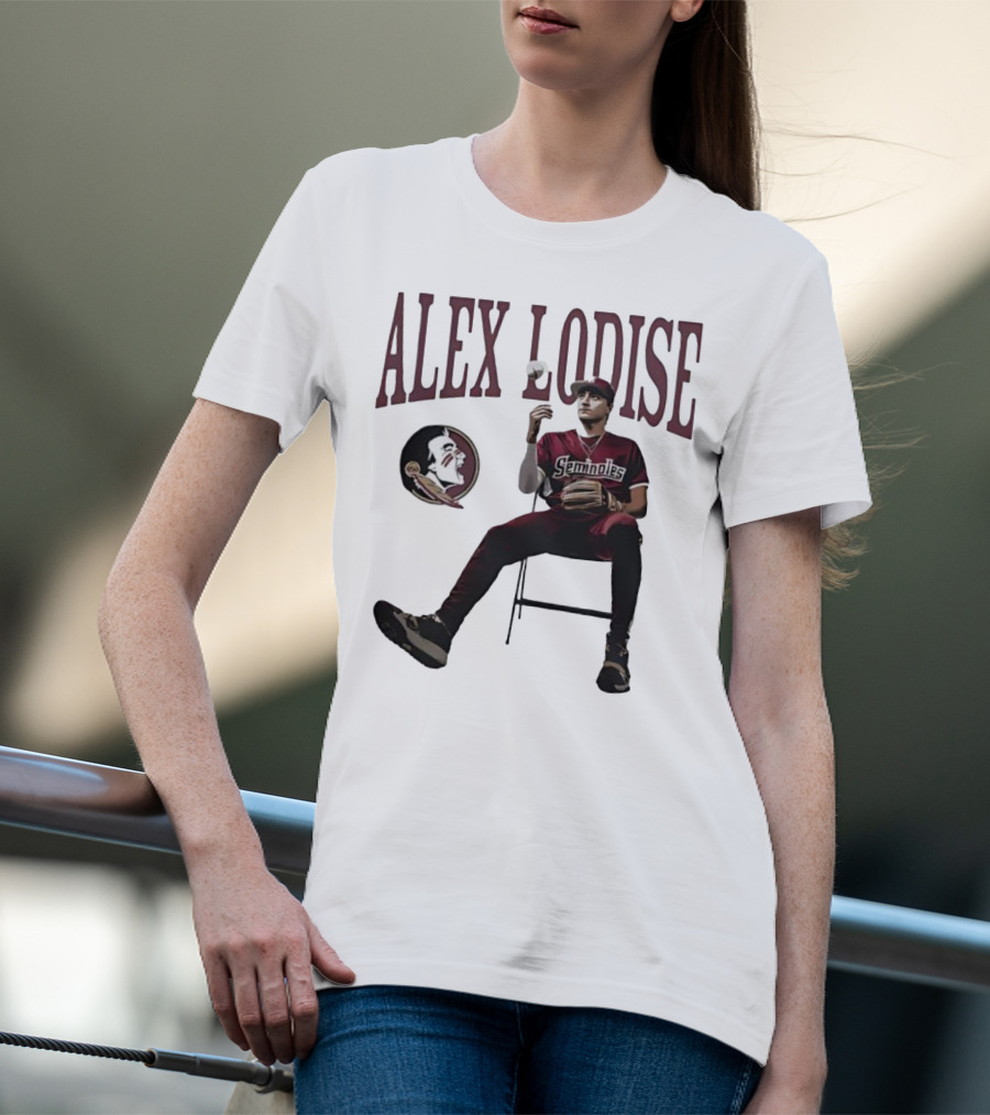 Florida State Seminoles Alex Lodise FSU Baseball Seminoles Icon T-Shirt