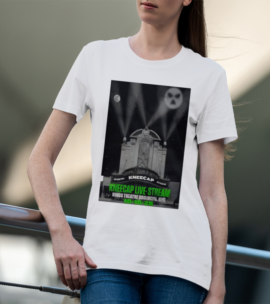 Kings Theatre Kneecap Live Stream Brooklyn NYC 10.10.25 T-Shirt