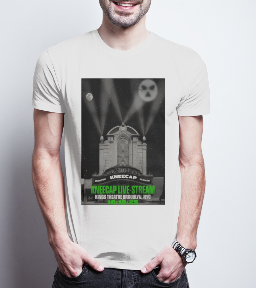 Kings Theatre Kneecap Live Stream Brooklyn NYC 10.10.25 T-Shirt