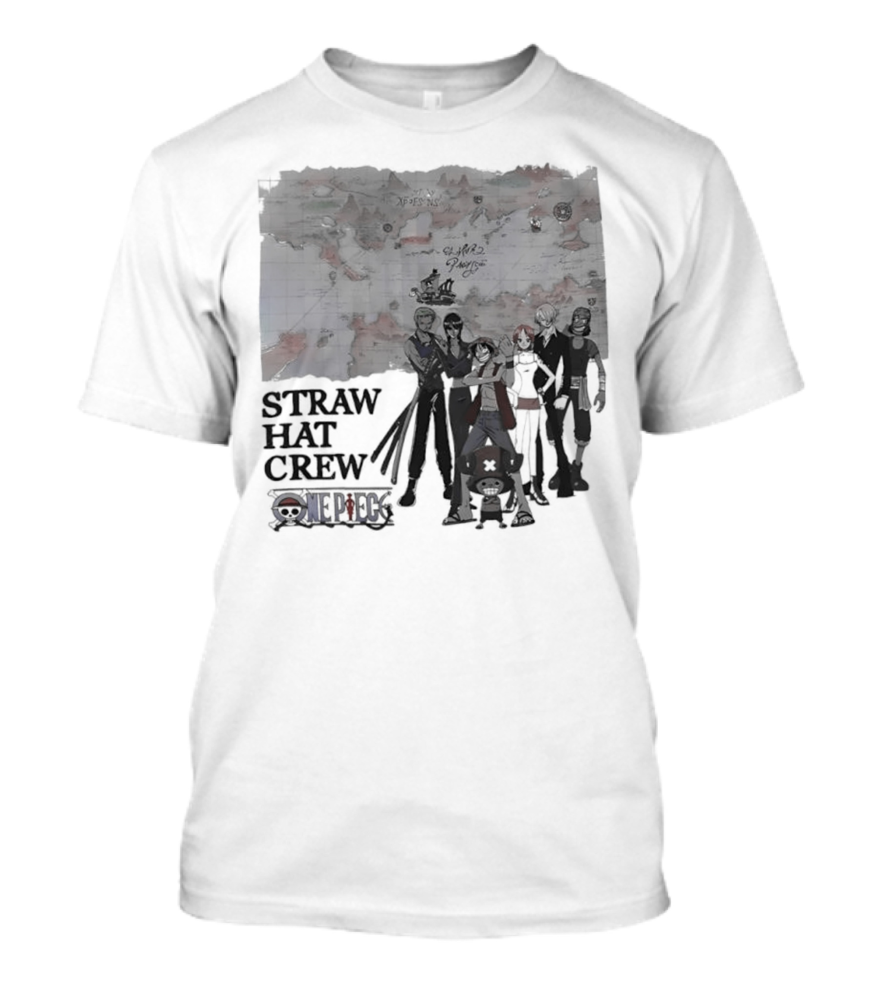 Straw Hat Crew Monkey D Luffy One Piece Series T-Shirt