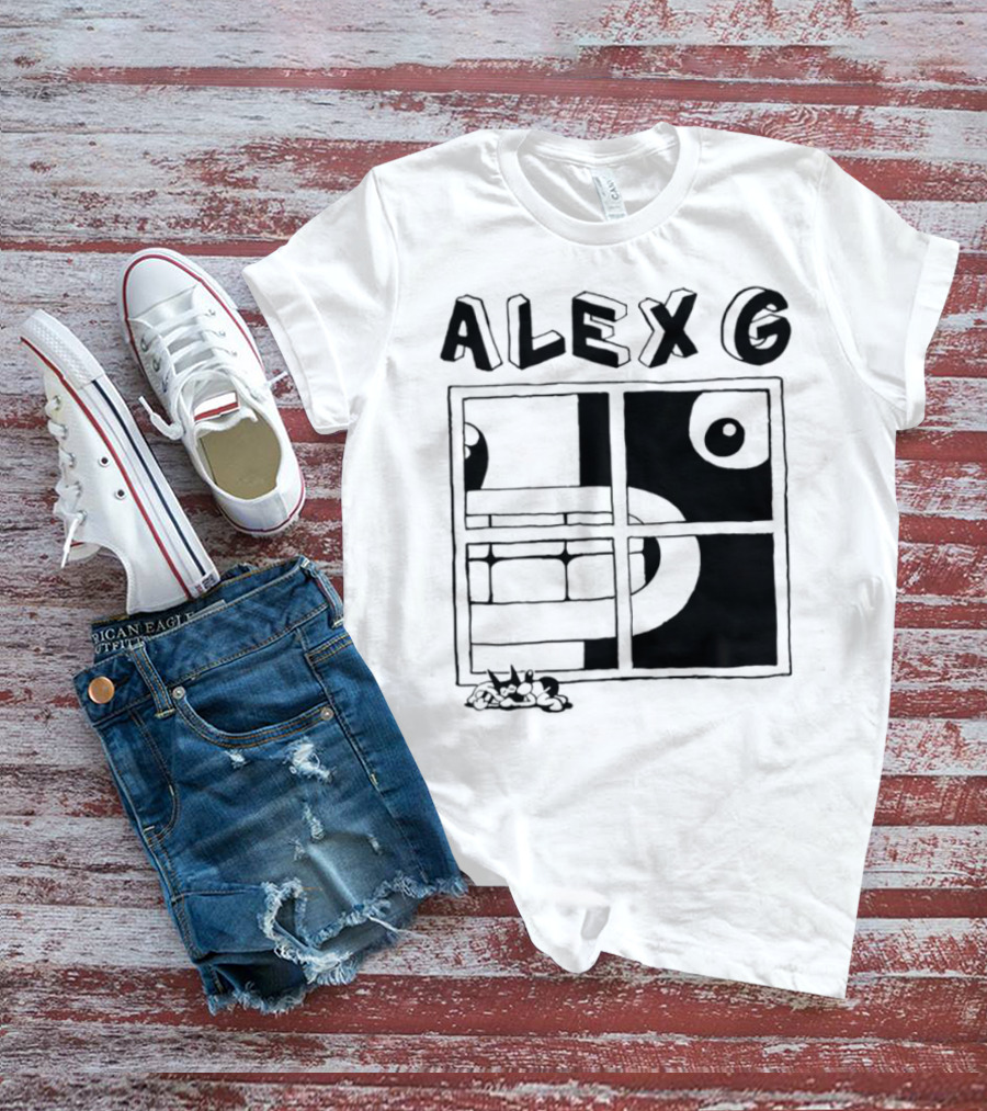 Alex G Concert Tour Music Window Design T-Shirt
