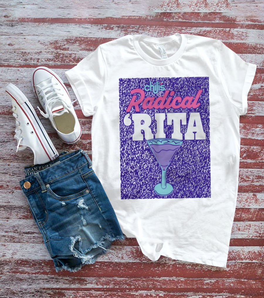 Chili's Radical Rita Retro Cocktail Margarita Vibes T-Shirt