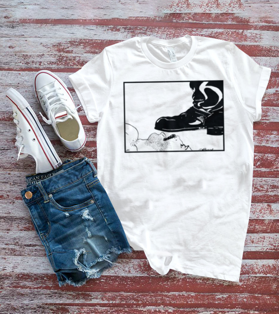 Gay Leather Boot LGBTQ Boseck Bondage Pride T-Shirt