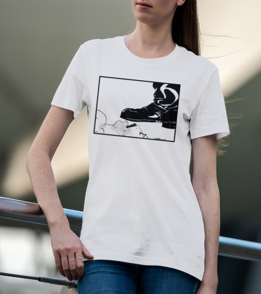 Gay Leather Boot LGBTQ Boseck Bondage Pride T-Shirt