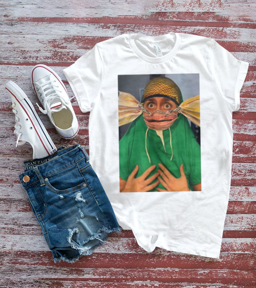 Homesweethome Catfish Mask Costume Creative Look T-Shirt