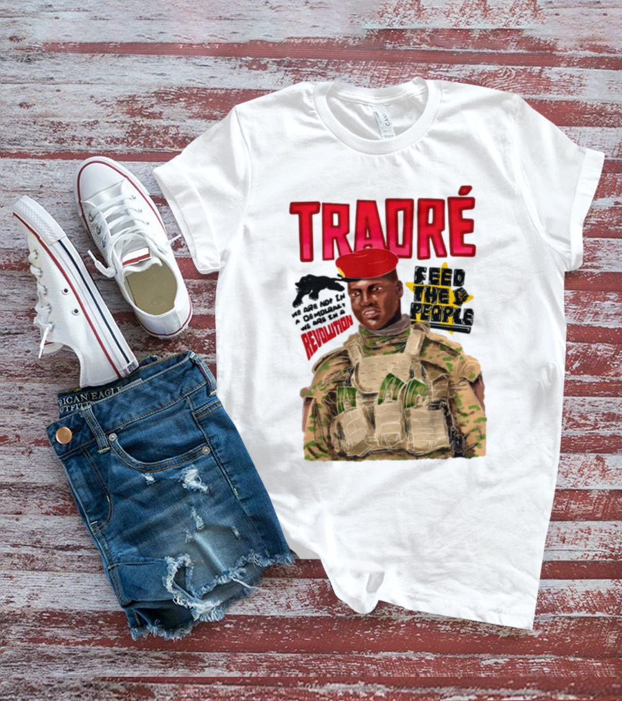 Traoré Revolution Ibrahim Feed The People T-Shirt