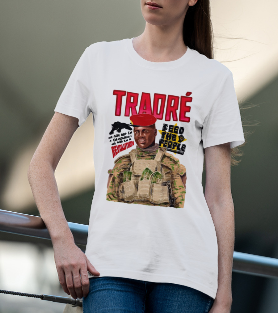 Traoré Revolution Ibrahim Feed The People T-Shirt
