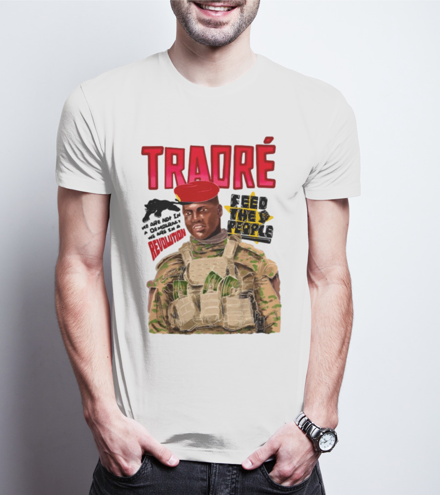 Traoré Revolution Ibrahim Feed The People T-Shirt