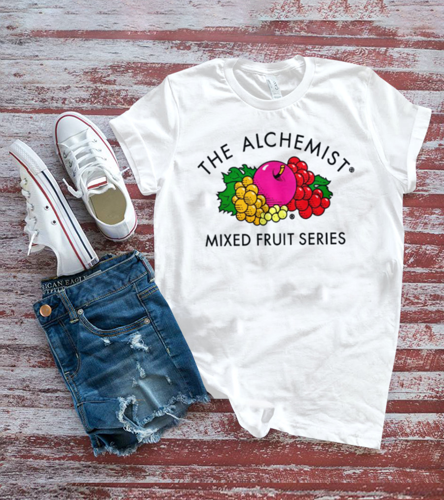 The Alchemist Limited Edition Mixed Fruit Pink Yellow Red Grapes Series T-Shirt