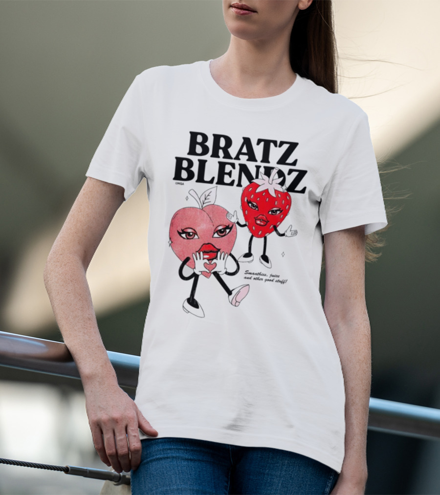 Sad Patron Stylin Bratz Blendz Fruit Characters T-Shirt