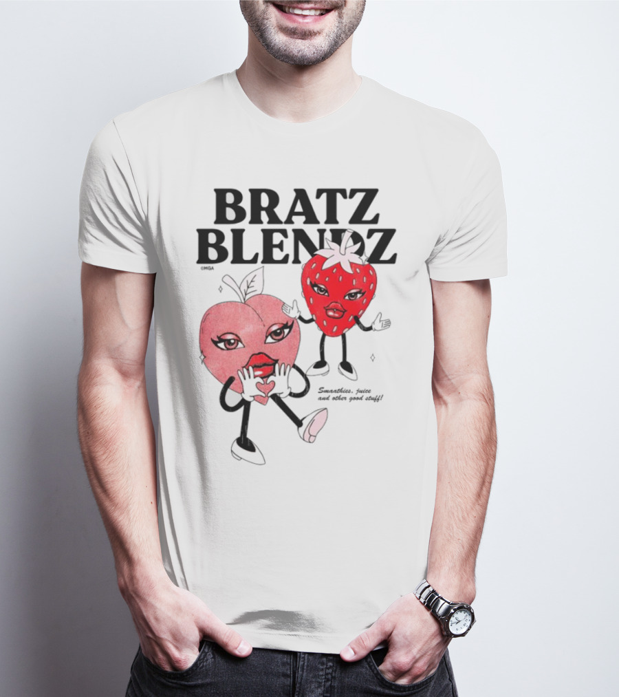 Sad Patron Stylin Bratz Blendz Fruit Characters T-Shirt