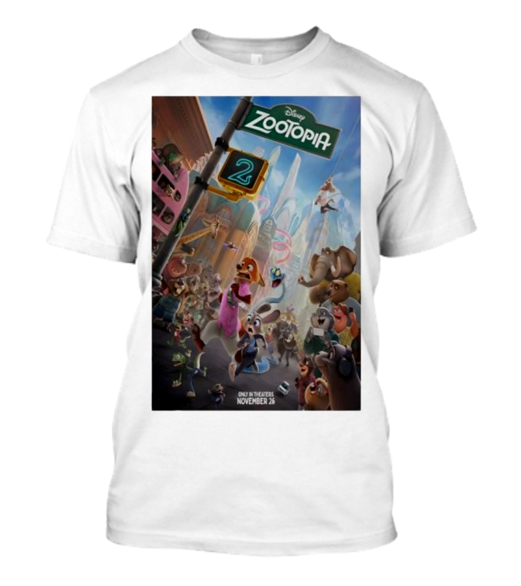 Disney Zootopia 2 Movie November 26 Only In Theaters T-Shirt