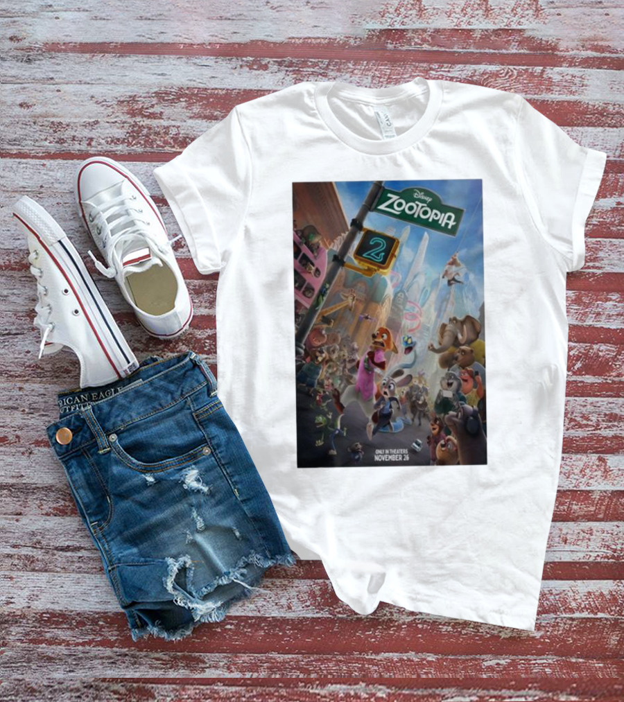 Disney Zootopia 2 Movie November 26 Only In Theaters T-Shirt