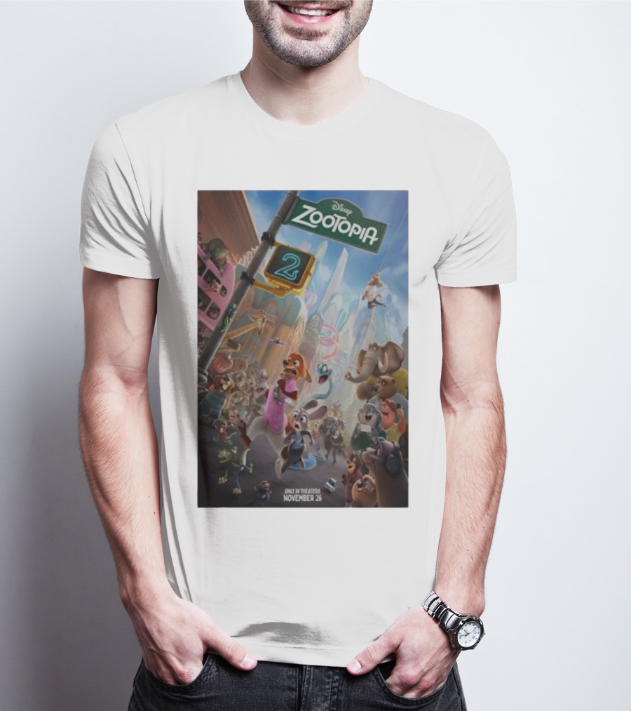 Disney Zootopia 2 Movie November 26 Only In Theaters T-Shirt