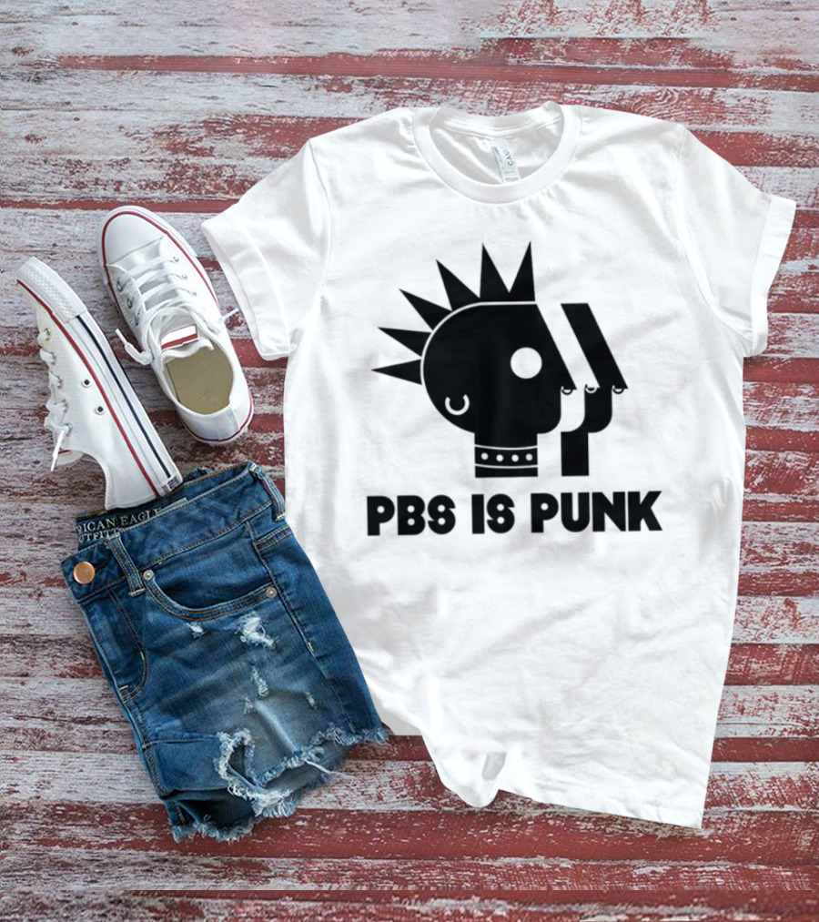 Two Crow Collective PBS Is Punk Vintage Cassette Vinyl Roots T-Shirt