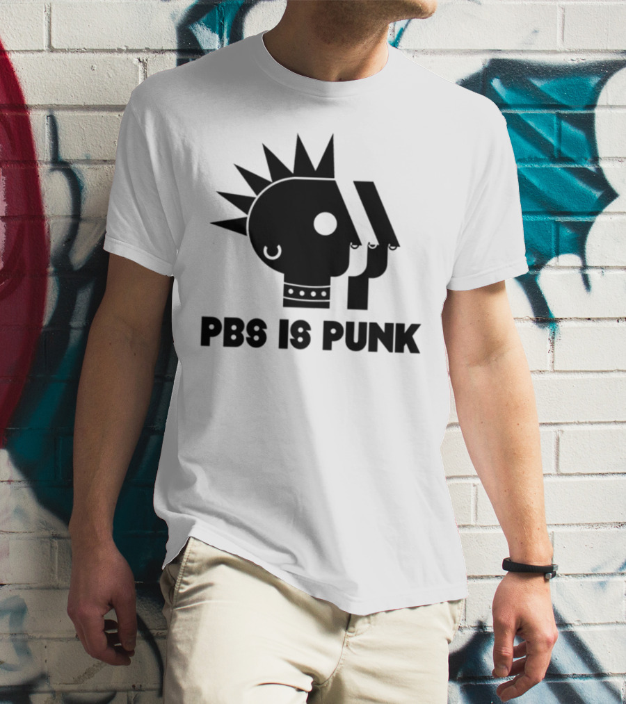 Two Crow Collective PBS Is Punk Vintage Cassette Vinyl Roots T-Shirt