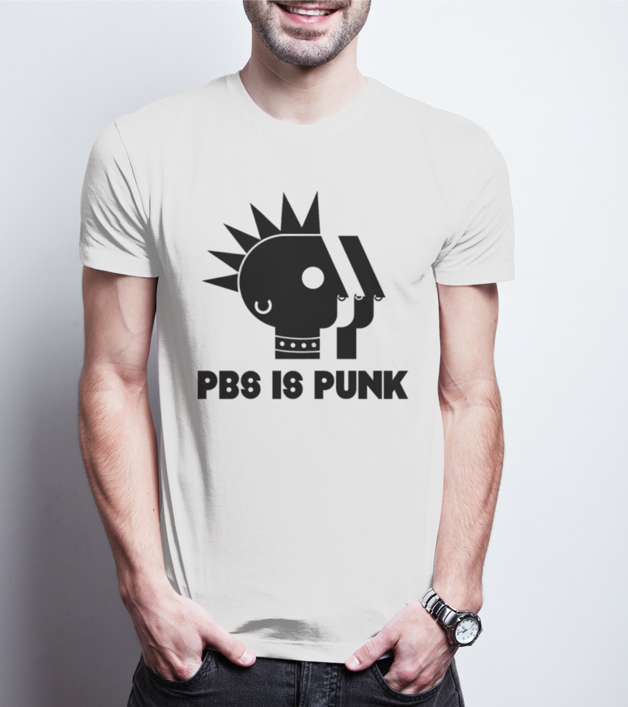 Two Crow Collective PBS Is Punk Vintage Cassette Vinyl Roots T-Shirt