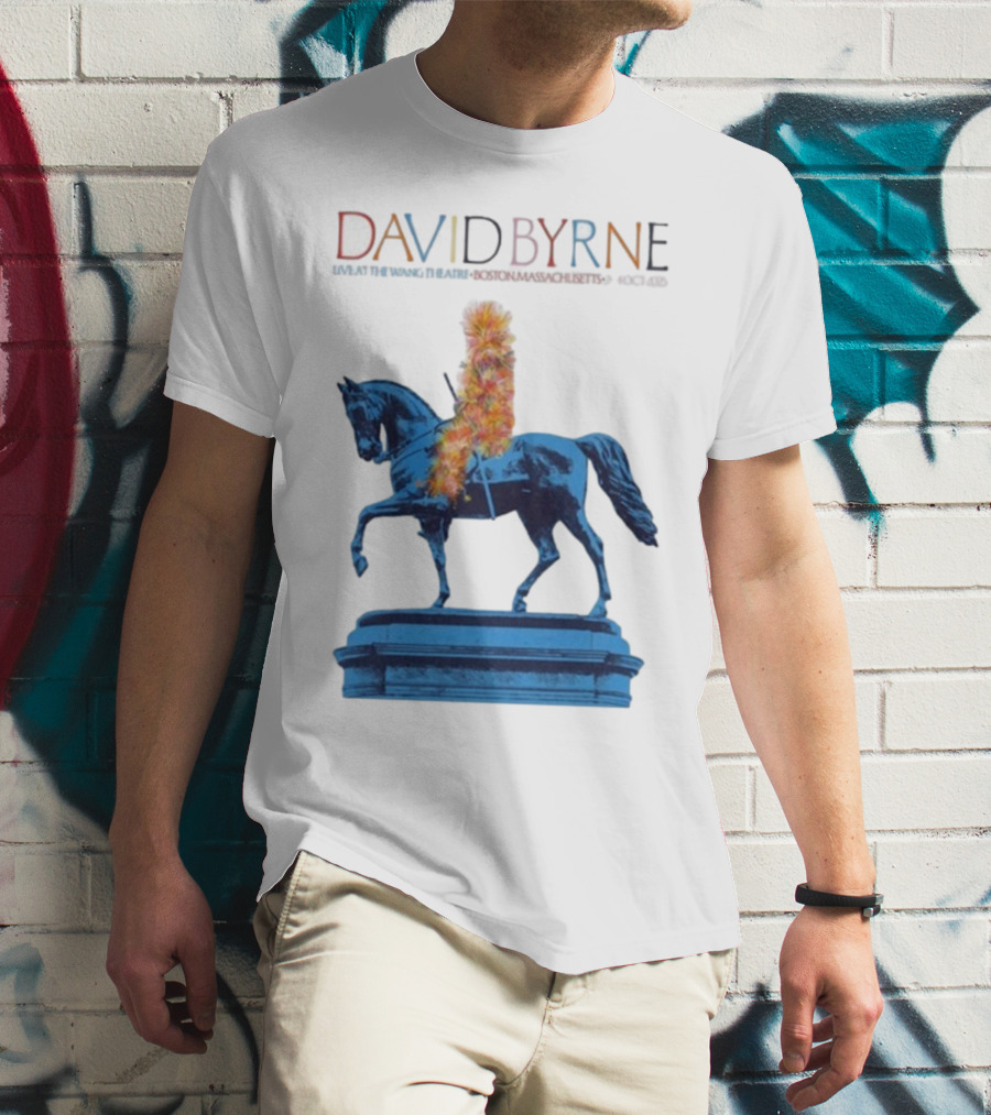 David Byrne Wang Theatre Boston MA Oct 2-4 2025 Tour T-Shirt