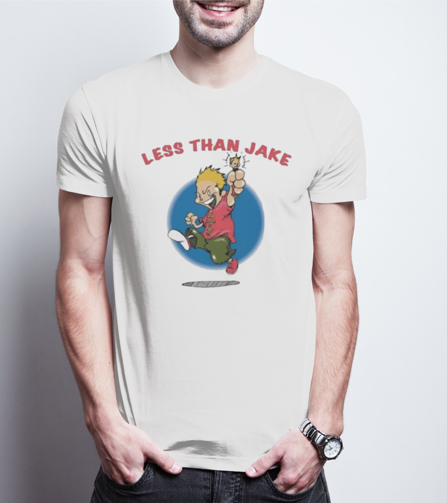 LESS THAN JAKE OG EVO PUNK ICON CHARACTER RARE VINTAGE STYLE T-Shirt