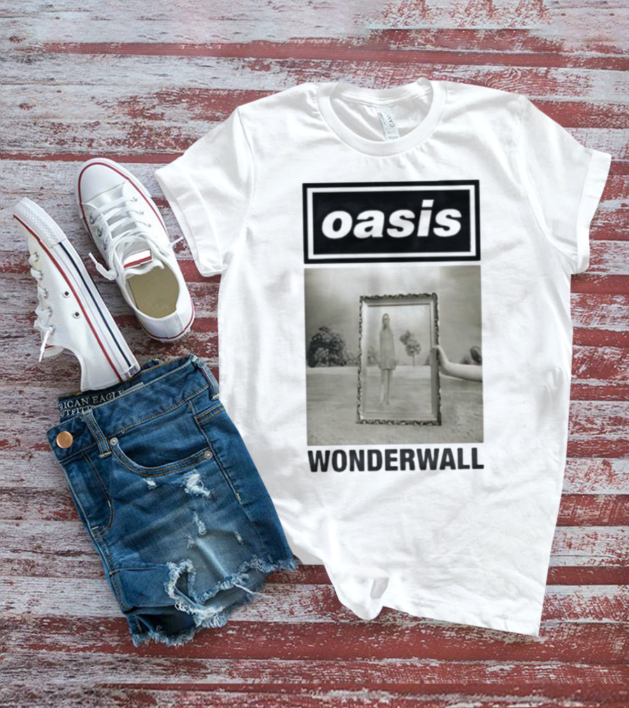 Oasis Wonderwall Single Oasisinet Visual T-Shirt